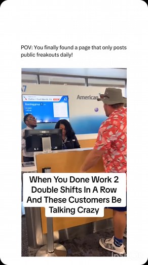 PUBLIC FREAKOUTS DAILY on Instagram: "Airport freakout 😂 @publicfreakoutsdailyy - #airport #mad #funny #angry #screaming #lol #freakout #karen"