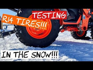 Testing R14's in the snow!!!
