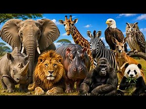100 Animal Sounds for Kids 🦁🐘 | Learn 100 Animals with Real Animal Sounds