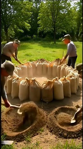 Building Earthbag House #shorts