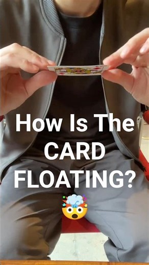 Card Levitation REVEALED😱 #shorts #magic #illusion #viral