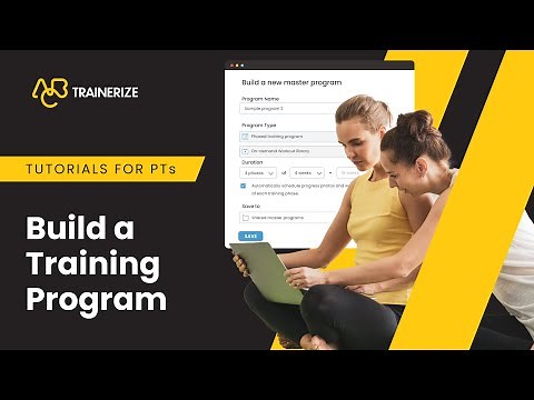 #HowTo Build a Training Program in the Trainerize App | Master Programs | ABC Trainerize Tutorials