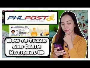 PAANO I-TRACK AT I-CLAIM ANG NATIONAL ID 2021| TUTORIAL #IDNATINTOH #PHILPOST TRACKING