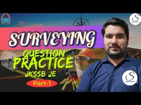 Surveying Question Practice | JKSSB JE Civil | Part-1