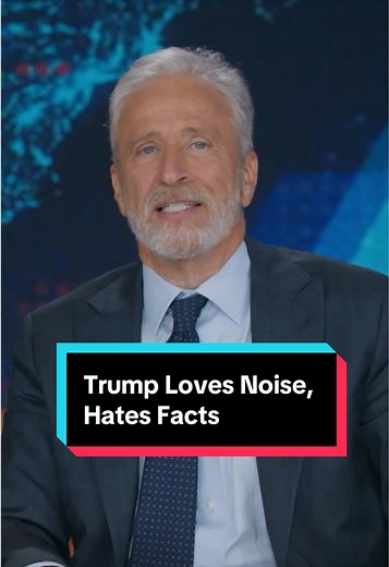 Trump Loves Noise, Hates Facts - Daily Show Interview Moment