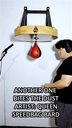 @speedbagbard on Instagram: "Here's a speed bag short of me jamming to Queen's "Another One Bites The Dust" Platform by @theoriginalspeedbag #punchdrumming #rhythmbagging"