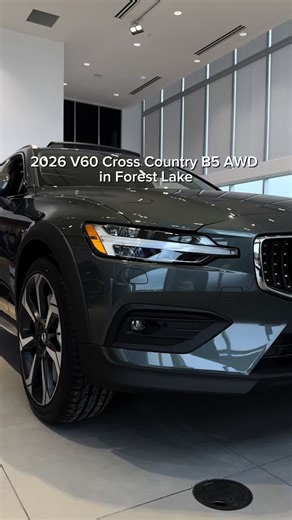 The dreamiest wagon in the perfect shade, Forest Lake 🦌🌊🌲🌿 Ready for a test drive? Come visit us at Volvo Cars Lakeridge! Book online or call us at (905) 619-7168 📲 #CarShopping #viral #wagon #cardesign #Scandanavian