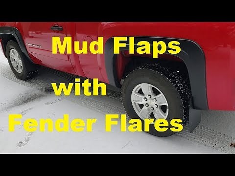 Mud Flaps with Fender Flares