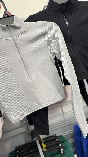 😍 You’re going to want to run to Walmart for these! These new cropped seamless zip tops look so much more pricey than they actually are! Available in grey and black! They’re just $9.98 and I have them linked in my bio, but they’re not yet available for shipping. #walmart #athleisure #fitnessfashion | Walmart Gems