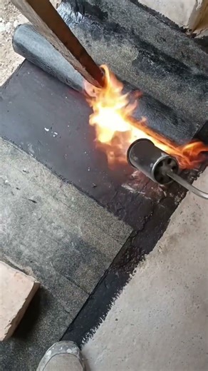 DIY method for torching on waterproofing