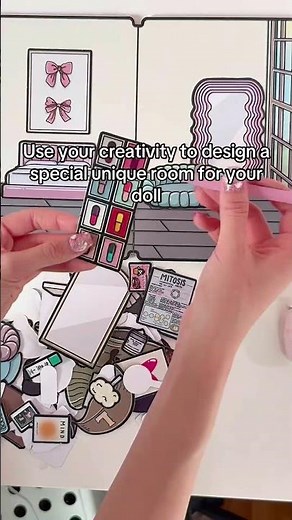 How to make a paperdoll book tutorial Lulu paper dolls that girl kit DIY crafts #paperdoll