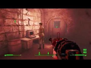Fallout 4 How to Kill the Sarge in 15 seconds - Castle Tunnels - Old Guns