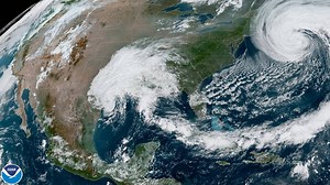'Teddy & Beta forever': NOAA satellite image shows storms 'holding hands' over Atlantic