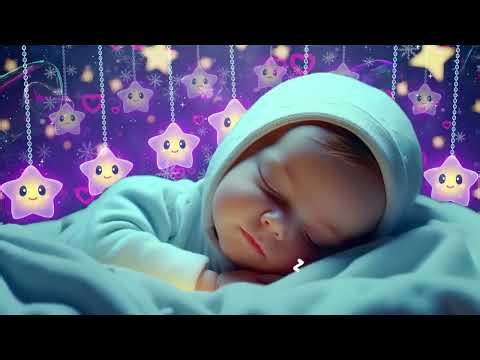 Baby Sleep Music 💤 Sleep Fast with Gentle Mozart Brahms Lullabies 😴 Peaceful Dreams 🎼