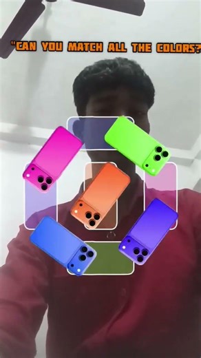 ​"Can you match all the colors? 🤔📱 #shorts #challenge"