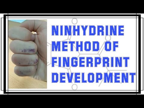 Ninhydrin Method of Fingerprint Development