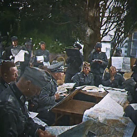 real_historyy | Erwin Rommel 1940 France This image shows a meeting between Erwin Rommel and the staff of his famous 7th Panzer Division (Ghost Division)... | Instagram