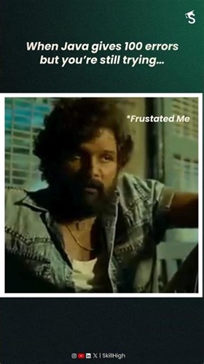 Java Errors Attacked… But This Coder Said “Jhukega Nahi!” 😂🔥 | Coding Meme