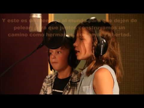 Jorge Otamendi - Mensaje al Mundo (letra en la pantalla)