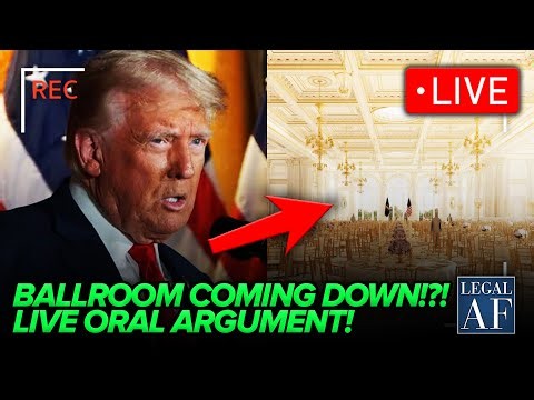 LIVE: Trump BALLROOM Project UNDER FIRE in Court!!!
