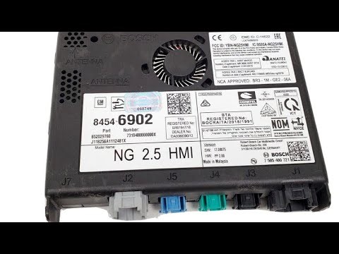 2018 Buick Encore HMI Module Location and Removal