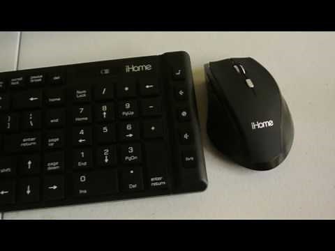 IHOME WIRELESS KEYBOARD AND MOUSE COMBO UNBOXING AND REVIEW