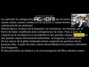 Manifiesto del Partido Comunista Primera Parte.