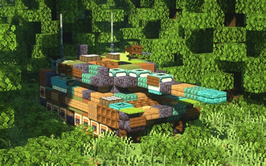 【Minecraft】Leopard 2A6 建筑教程 (1.5:1)