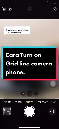 How to Use Grid Lines in iPhone Camera