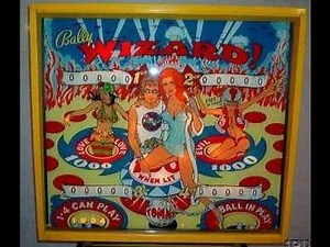 1975 Bally WIZARD! Pinball Machine In Action