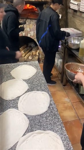 Authentic Pizza Dough Process | Real Kitchen Workflow #pizza #foodpreparation