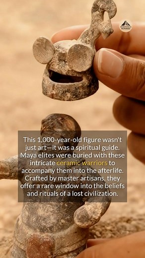 8.8K views · 110 reactions | This 1,000-year-old Maya warrior figure was built to guide elites into the afterlife. #ancient #archaeology #historyfacts | Archaeological Wonders | Facebook