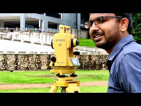 Parts of a digital theodolite and way of targeting an object