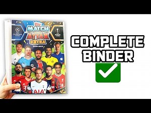 I *COMPLETED* MATCH ATTAX EXTRA 2020/21!! (Binder Showcase!)