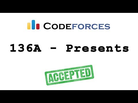 Codeforces "136A - Presents" solution( Bangla ) | Cpp language