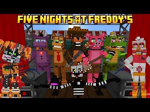 THIS MINECRAFT FNAF ANIMATRONIC MOD GOT EVEN BETTER! (Fnaf Pizzeria Collection Mod Showcase)