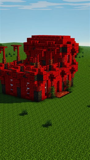 Minecraft Simple Acacia House #minecraft #minecraftbuild