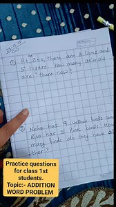 54K views · 582 reactions | #practice questions for class 1st students. #Topic :- Addition Word problems #maths #mathematics #mathskills #kidslearnwithconcept #education Kids learn with concept @top fans | Kids learn with concept | Facebook