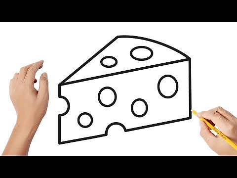 Cómo dibujar queso | Dibujos sencillos