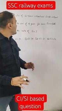 compound interest/simple interest based question 🤔#sscgd#shorts