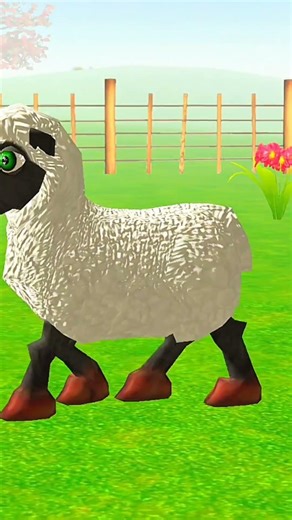 El Pollito pío 3d | El toro se congela jugando en el juegodel Toro y el Tractor #el_pollito_pìo_3d