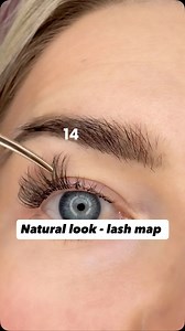 Natural look lash map - 7 days hold 🔥 | LashMi