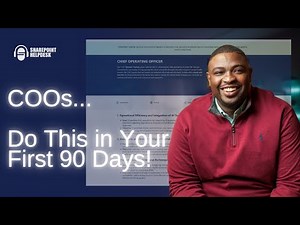 Dissecting A Chief Operating Officer's Job Description