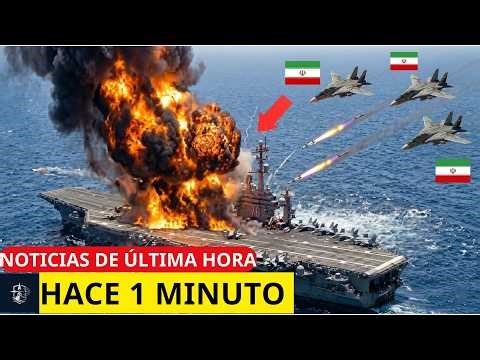 3 Cazas de Irán Bloquearon un Portaaviones de EE. UU. — Entonces el F-14 Cometió un Error Fatal