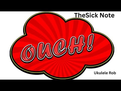 The Sick Note [Baritone Ukulele] cords & lyrics in Description.