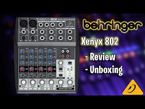 Mezcladora consola Xenyx 802 Tutorial Review Y Unboxing