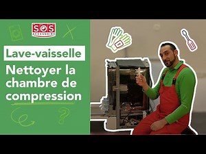 How to clean the compression chamber of your dishwasher?