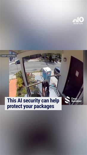 A company called Deep Sentinel offers AI-powered security systems that can help package thieves in real time. | NBC10 Boston