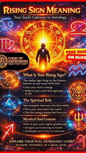 Rising Sign Meaning: What Your Soul’s Gateway Reveals in Astrology 🌌