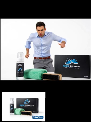 KIT de nettoyage EXPRESS 💯✅ MOUSSE Magic bio 🍀✨ #kiraro #kitentretienchaussure #magicsneakersmdg #chaussure #fanasanakiraro